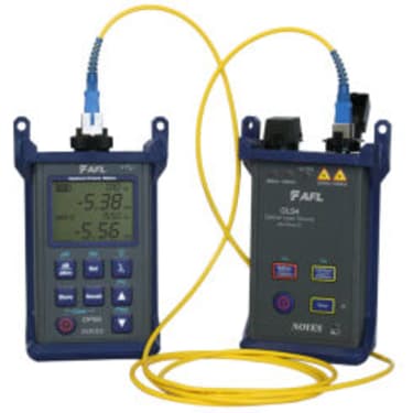 Optical light source and power meter online